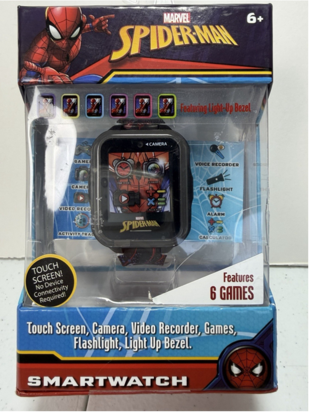 Boys' Spider-Man Light Up Interactive Watch - Black MSRP $35
